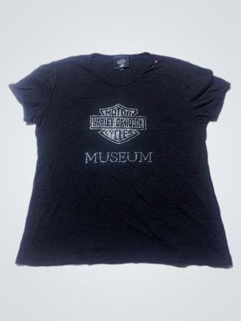 Harley-Davidson Museum Rhinestone Graphic T-Shirt