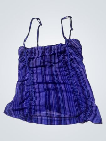 Blue Striped Camisole