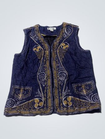 Coldwater Creek Embroidered Vest