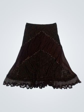 Black Lace Skirt