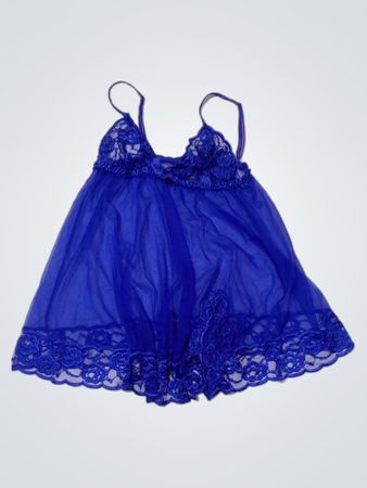Blue Lace Chemise