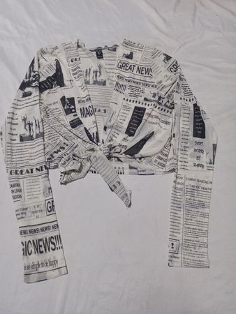 Windsor Newspaper Print Top