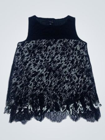 Ann Taylor Black Lace Top
