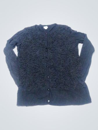 Black Knit Cardigan