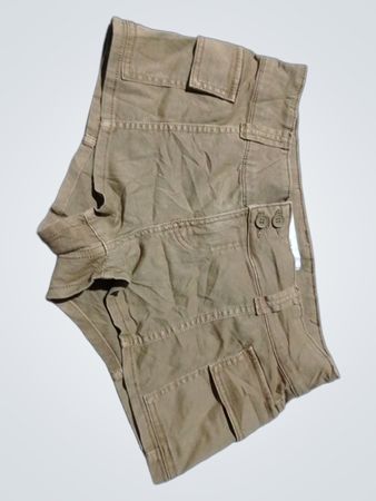 Bershka Khaki Cargo Shorts