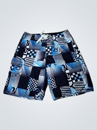 Rusty Geometric Print Board Shorts