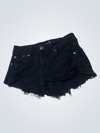 American Eagle Black Denim Shorts