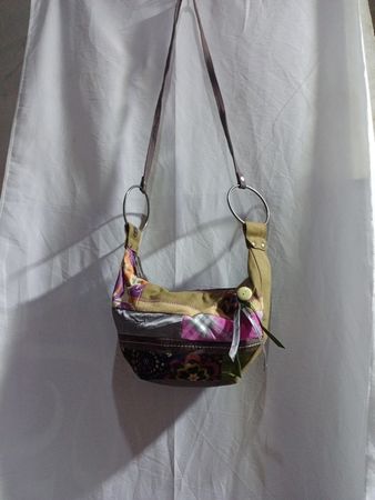 Purple Fabric Purse