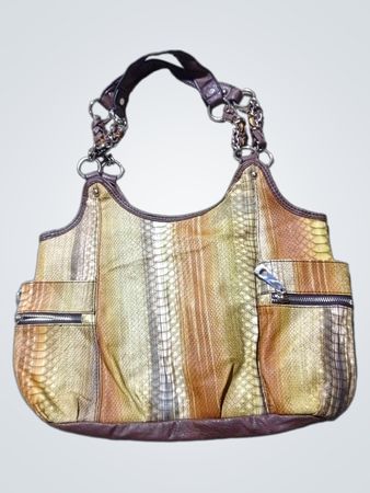 Brown and Tan Purse