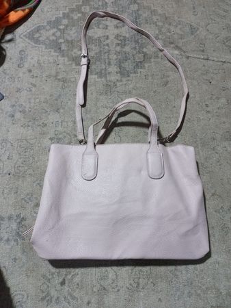 White Leather Handbag