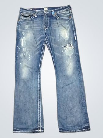 True Religion Super T Straight Leg Jeans