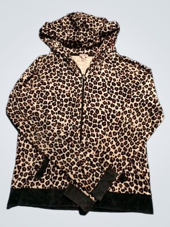 Juicy Couture Leopard Print Hoodie