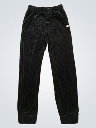 Juicy Couture Black Velour Joggers