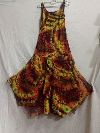 Francoise Sleeveless Tie-Dye Maxi Dress