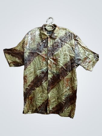 BAR CODE Men's Button-Up Shirt