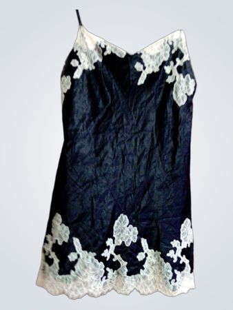 Victoria's Secret Black Lace Slip Dress