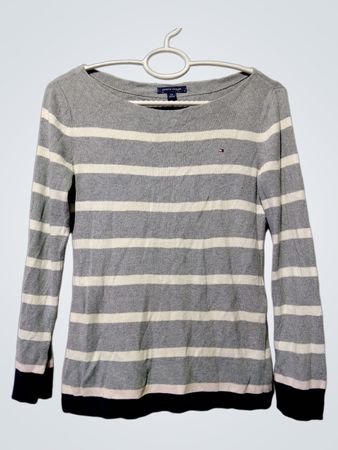 Tommy Hilfiger Striped Long-Sleeve Sweater