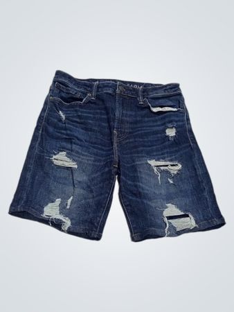 American Eagle Herren verwaschene Denim-Shorts