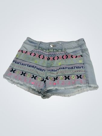 CELEBRITY PINK JEANS Hellblaue Denim-Shorts