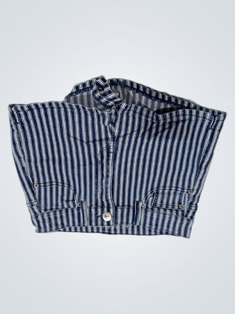 American Eagle gestreifte Denim-Shorts