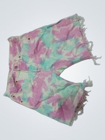 Levi's Premium Tie-Dye Denim Shorts