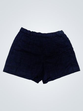 Marineblau gestreifte Shorts