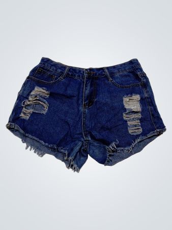 Zerrissene Denim-Shorts