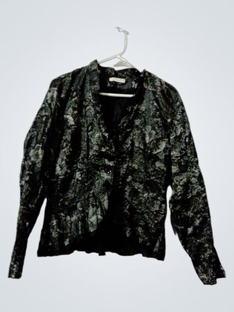 Julie Guerlande Black Textured Jacket