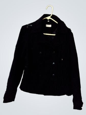 CASA BLANCA Black Double-Breasted Jacket
