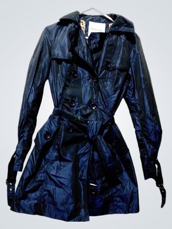 85 DEEJAY'S Navy Trench Coat