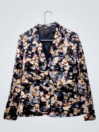 Laura Torelli Collection Floral Blazer