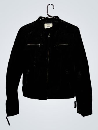 Vero Moda Black Faux Leather Biker Jacket
