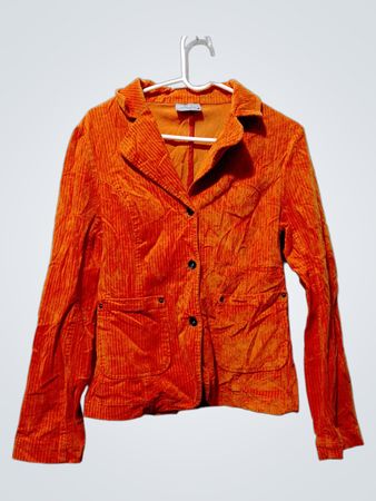 Kombiwold Feminin Orange Corduroy Blazer