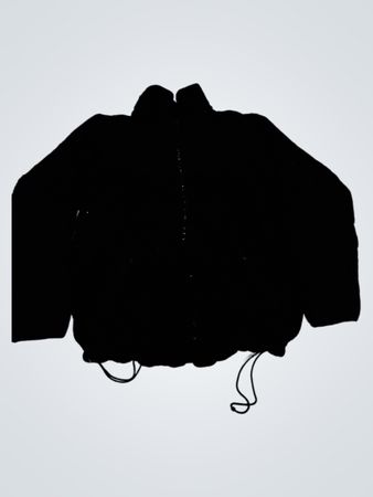 Chemise en polaire synthétique noire