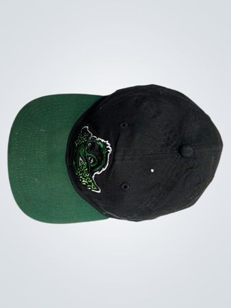 New Era 9TWENTY schwarze und grüne Baseballmütze
