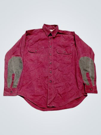 Chemise à col boutonné L.L.Bean avec des coudières