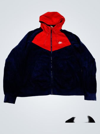 Nike Velour Zip-Up Hoodie