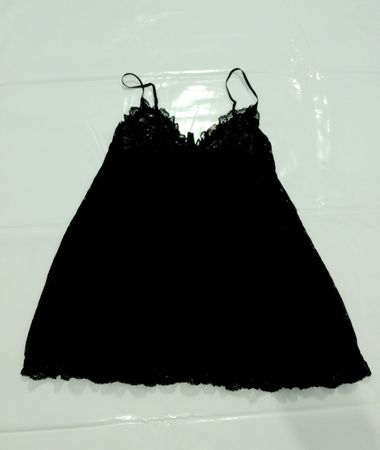 DER LACIE Schwarze Spitzenbesatz Top