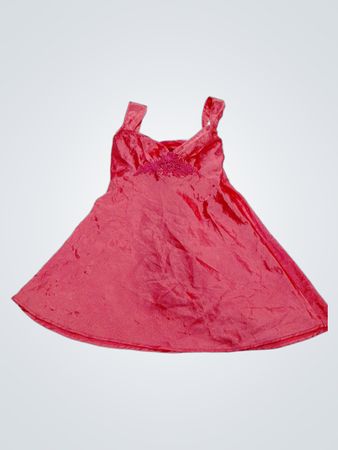 Rosa Satin-Chemise