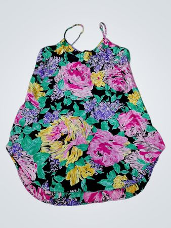 Cinema Etoile Floral Print Slip Dress