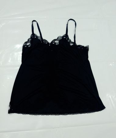 Schwarzes Spitzen-Cami