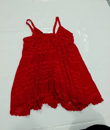 Torrid Red Lace Cami Dress