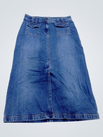 Style & Co. Damen Denim Maxikleid