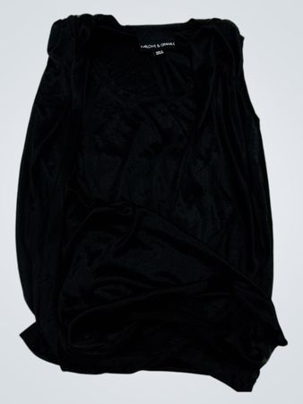 HARLOWE & GRAHAM Schwarzes ärmelloses Top