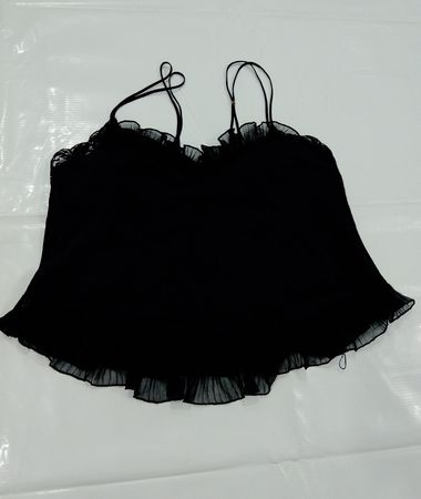 Schwarzes Spitzen-Cami