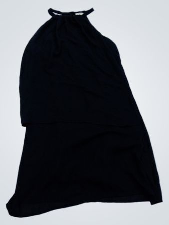 STELLA LUCE Schwarzes Halterneck-Kleid Größe S