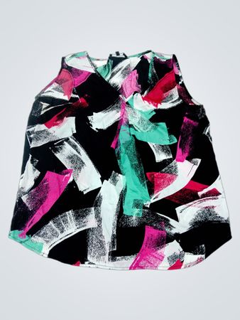 Nine West Ärmelloses Top mit abstraktem Druck