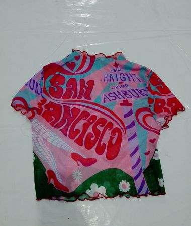 San Francisco Haight Ashbury Mesh Top