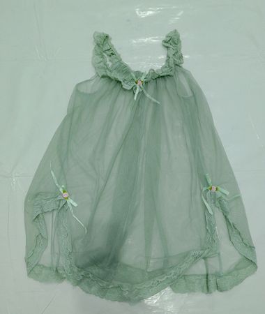 Grünes Babydoll-Lingerie