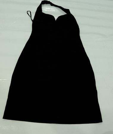 ALYN PAIGE NEW YORK Schwarzes Halterkleid